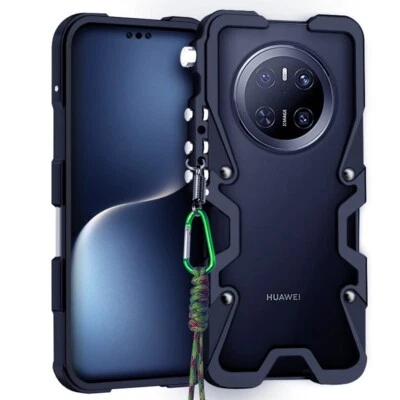 Armor Screw Metal Frame BumperShockproofCase For Huawei Mate 50 40 70 60 Pro+ 30 - Image 1 of 4