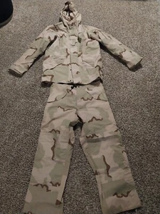 Camo Set, COLD WEATHER, DESERT CAMOUFLAGE (SIZE MED-REGULAR - Picture 1 of 7