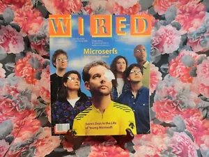WIRED MAGAZINE 2.01 Jan 1994 RARE VTG No Label Near Mint YOUNG MICROSOFT - Picture 1 of 4