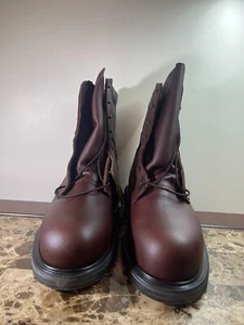 Red Wing Shoes Mens Leather Ankle Combat Boots Brown Size 9.5 EEE 2414 - Picture 1 of 8