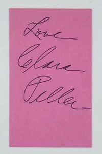 Clara Peller handsignierte handsignierte 3x5 Karteikarte Wendy's Where's The Beef - Bild 1 von 2