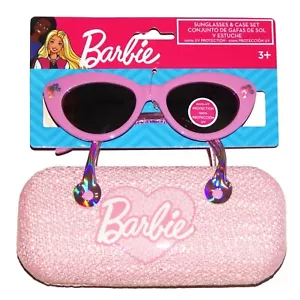BARBIE MOVIE Occhiali da sole rosa Mattel e custodia rigida 100% UV e resistenti agli urti - Foto 1 di 1