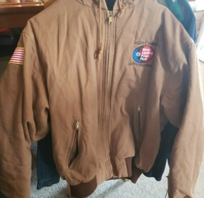 Moss Landing Power Plant 2003 Work Jacket Size L Natural Gas Monterey Bay CA Tan - Image 1 of 4