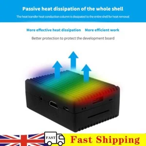 Passive Cooling Housing Shell Case for Raspberry Pi 3B/3B+ Metal Cooler Housing - Afbeelding 1 van 8