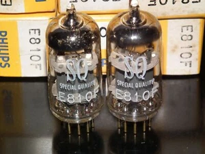Matched Pair Philips E810F 7788 NOS NIB Gold pin Heerlen Holland 60s Low Noise - Picture 1 of 11