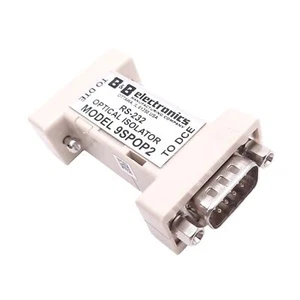B&B Electronics 9SPOP2 Optical Isolator, RS-232, 2-Port D-Sub 9-Pin, 115.2kbps - Afbeelding 1 van 7