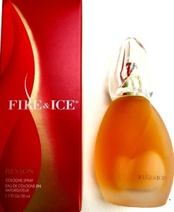 FIRE & ICE EAU DE COLOGNE 1.7oz BRAND NEW IN BOX SEALED DISCONTINUD AMERICAN SEL - Picture 1 of 2