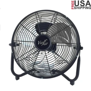 High Velocity Metal Floor Fan 3 Speed Adjustable Tilt Indoor Air Circulator New - Picture 1 of 3