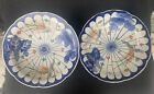 PAIRE Assiettes en Porcelaine du Japon Dcors Oiseaux Fleurs Imari XIXe Sicle