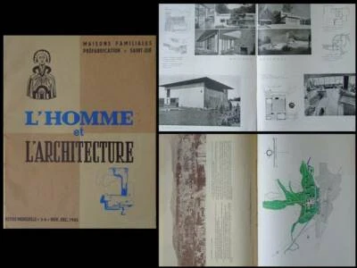 L'HOMME ET L'ARCHITECTURE N°5-6 1945 LE CORBUSIER, Saint Dié, NEUTRA, AALTO - Photo 1/2