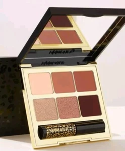 Tarte Maneater Vanity palette 1.4g x 6 Neutral Warm & Bronze & Maneater Mascara - Picture 1 of 3
