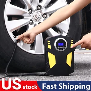 150PSI 12V Car Air Tire Pump Inflator Compressor Digital Electric Auto Portable - Picture 1 of 16