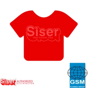 SISER HTV EasyWeed Heat Transfer Vinyl 12" x 5 yards RED - Picture 1 of 1