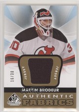 2012 SP Game Used Edition Authentic Fabrics Gold /30 Martin Brodeur #AF-MB HOF