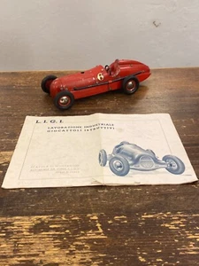 L.I.G.I.Auto da Corsa-Alfa Romeo-in metallo pressofuso-Italy'50-LIGI-Fossano-TO - Foto 1 di 13