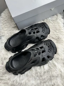Mulas Balenciaga Chunky Hole HD | Negras | Talla UK8 EU42 | L Slip PVP £480 - Imagen 1 de 11