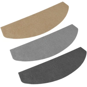 15er Set Treppenmatten Stufenmatten Treppenteppich halbrund Schlinge 65x21x4cm - Bild 1 von 25