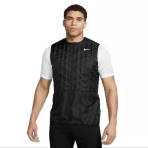 Nike Therma-Fit Repel Full Zip Down Golf Uomo Taglia Large Gilet DX6078-010 - Foto 1 di 8
