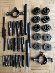 VINTAGE Greenfield Little Giant Tap & Die Lot - Picture 1 of 24