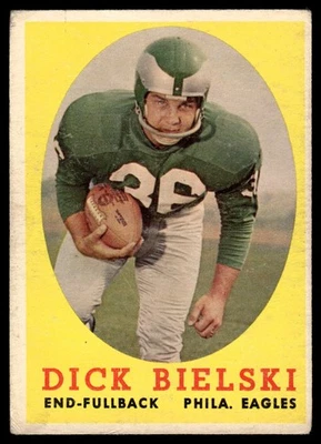 1958 Topps Dick Bielski Philadelphia Eagles #111 - Image 1 of 2