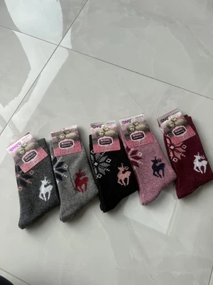 Шерстяные женские носки THERMO 95% ангора размер 35-38 - Изображение 1 из 4