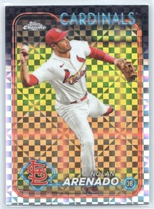 2024 Topps Chrome X-Fractors Nolan Arenado St. Louis Cardinals #215 - Picture 1 of 2