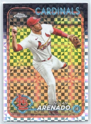 2024 Topps Chrome X-Fractors Nolan Arenado St. Louis Cardinals #215 - Image 1 of 2
