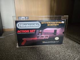 Vintage 1989 Nintendo NES Action Set Console Graded VGA 85 BRAND NEW OPEN BOX