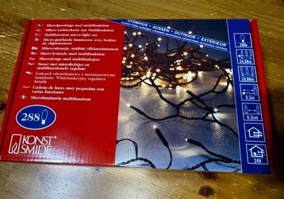 Konstsmide 288 LED Multicolor Exterior e Interior Luces de Navidad MULTICOLOR