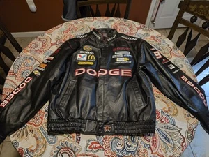 2006 Kasey Kahn’s Chase Authentic Leather Jacket By Evernham Motorsport, LLC,2XL - Picture 1 of 15