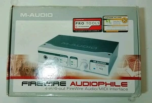 M-AUDIO FIREWIRE AUDIOPHILE AUDIO/MIDI INTERFACE boxed with ableton live lite 4 - Picture 1 of 14