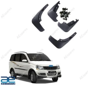 Mud Flap Set of 4 Black For Mahindra Xylo 2009-2012 @US - Bild 1 von 9