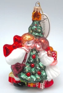 Küssender Baum Urlaub Weihnachten Glas Ornament ein Geschenk für Sie - Bild 1 von 7