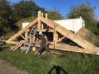 Queen Post Roof Truses Oak Frame / Beams Barn Conversation Roof Structures