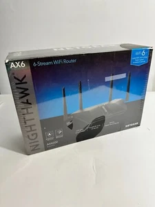 NEW Netgear Nighthawk AX6 AX4300 Wireless 6-Stream Wi-Fi 6 Router RAX45-100NAS - Picture 1 of 3