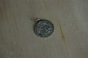 Vintage Beau Sterling Silver Bells with Bow Charm - Picture 1 of 1
