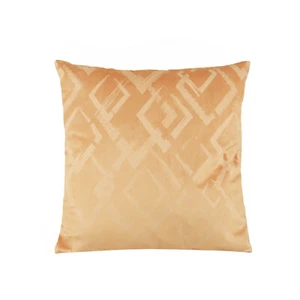 Cuscino divano velluto 50x50 cm ocra rombi giallo - Foto 1 di 5