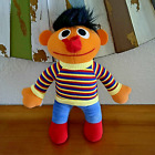 Vintage 1984 Playskool Ernie 11” Plush Sesame Street Doll 72900 (Has Damage)