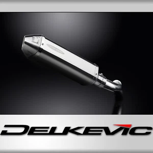 KTM RC390 390 Duke 2017-2020 Slip On 13" Tri-Oval Stainless Exhaust Muffler Kit - Bild 1 von 5