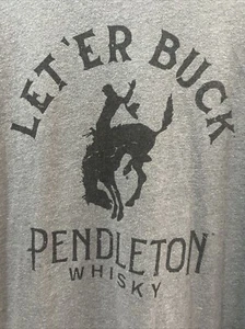 Camisa de Whisky Pendleton Para Hombre Extra Grande XL Gris Mustang Gráfico Vaquero - Imagen 1 de 4