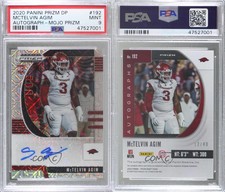 2020 Prizm Draft Picks Rookies Mojo /49 McTelvin Agim PSA 9 MINT Rookie Auto RC