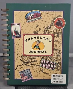 Traveler's Journal Ring Bound with a Place for 20 Photos -NEW- - Bild 1 von 4