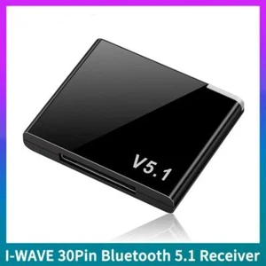 Bluetooth Wireless Adapter 5.1 Audio Receiver 30 Pin Dock Analog Speaker - Picture 1 of 10