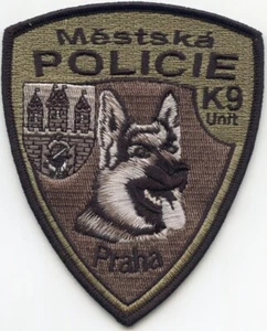 MESTSKA TSCHECHIEN gedämpfter K-9 POLIZEI PATCH - Bild 1 von 1