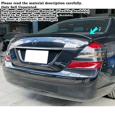 Alerón trasero del maletero Duckbill 284F para Mercedes Benz S W221 2007~2013 sedán Foto 1 de 4