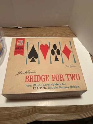 Vintage Milton Bradley Co. - BRIDGE for TWO 2 Card Board Game 1964 Fine Edition - Image 1 of 4