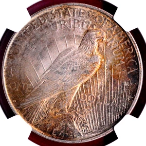 NGC MS-61 ATTRACTIVE TONING! 1922-D PEACE DOLLAR - Picture 1 of 5