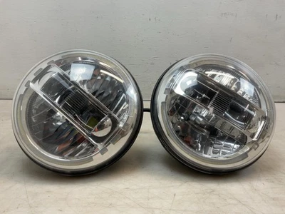 Par de carcasas de faros LED de repuesto para Jeep JK Wrangler 2007-2018 066522 Foto 1 de 4