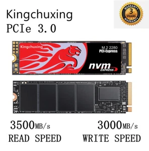 Kingchuxing 1TB M.2 NVMe SSD With Heatsink PCIe 3x4 Internal Solid State Drive - Afbeelding 1 van 14