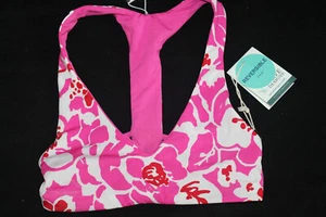 CARVE DESIGNS Misses PINK Orchard Fuscia REVERSIBLE La Jolla BIKINI Swim TOP XS - Picture 1 of 7